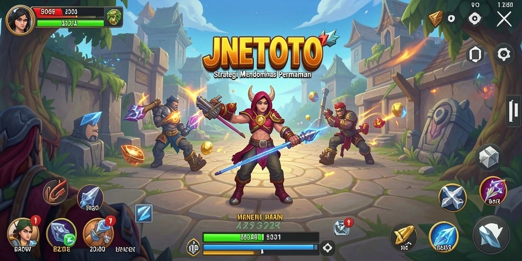 Tampilan gameplay <strong>JNETOTO</strong> yang penuh aksi dan strategi.