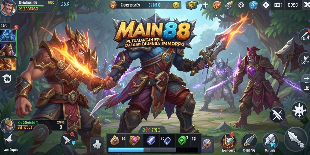 Screenshot gameplay yang menampilkan aksi seru dalam MMORPG.