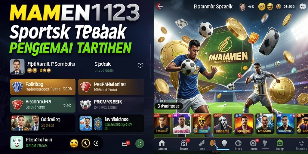 Screenshot MAMEN123 yang menunjukkan pengalaman taruhan olahraga yang menarik.