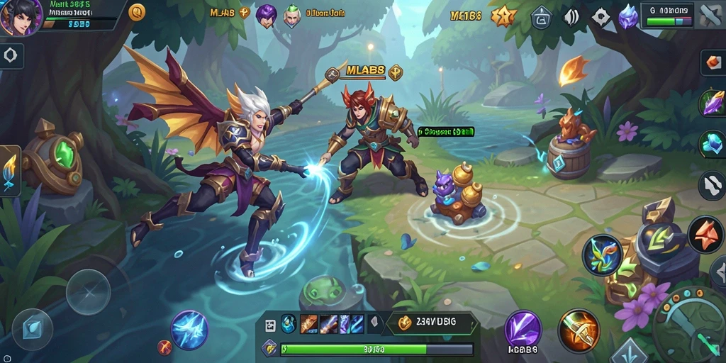 Screenshot gameplay MLBB8 menunjukkan aksi memancing yang seru.