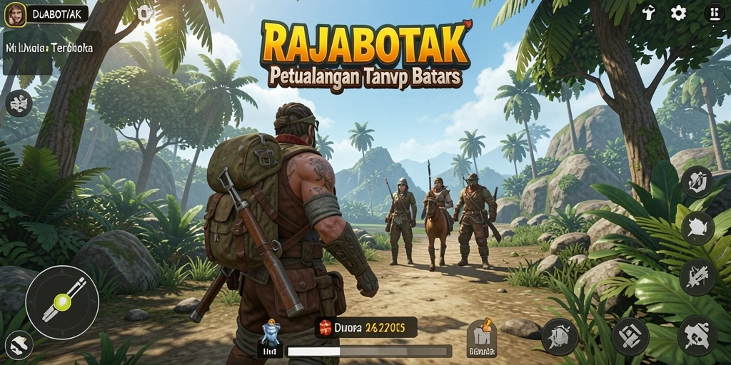 Tampilan menarik dari gameplay Open World RAJABOTAK.