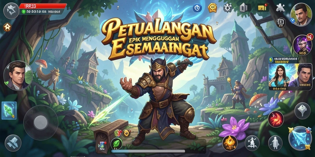 Tangkapan layar dari gameplay RR33 yang seru dan mendebarkan.