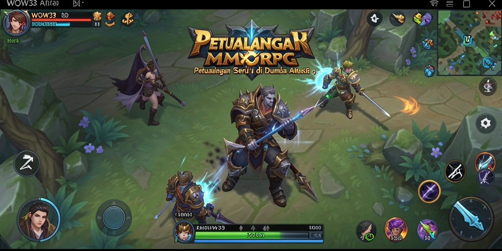 Tampilan gameplay WOW33 yang menarik dan mendalam.